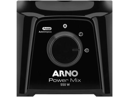 Imagem de Liquidificador Arno Power Mix LQ10 2L Preto - 2 Velocidades 550W