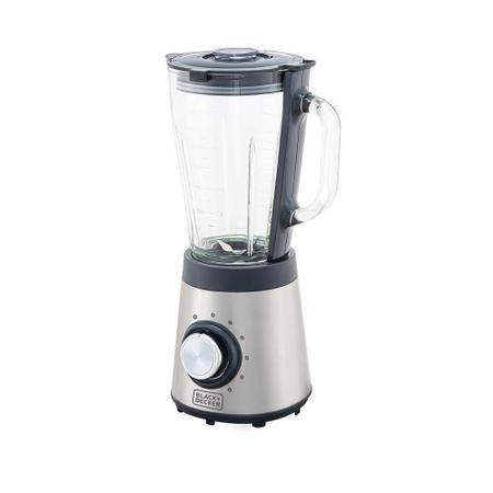 Imagem de Liquidificador com Corpo Inox e Jarra de Vidro Gourmand Griss Black Decker L7000G 127V