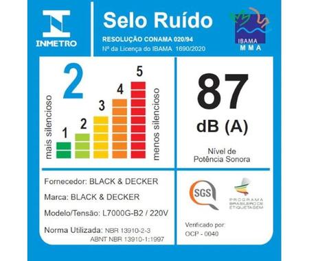 Imagem de Liquidificador Elétrico Com Jarra De Vidro Black Decker Inox 2 Litros L7000G