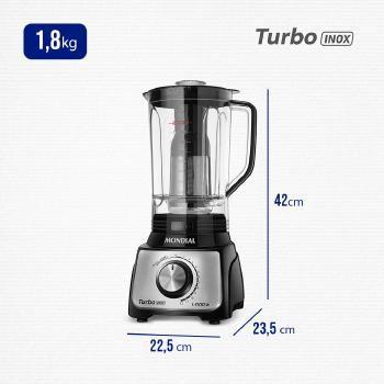 Imagem de Liquidificador Mondial Turbo 3l 12vel 1100w C/ Filtro L-1100 - 5877-01 - 110V