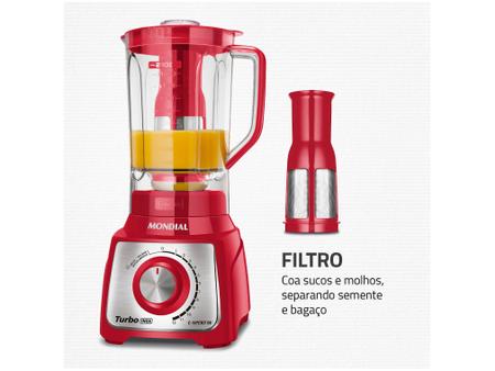 Liquidificador Turbo Inox Mondial L-1200ri 1200w 220v