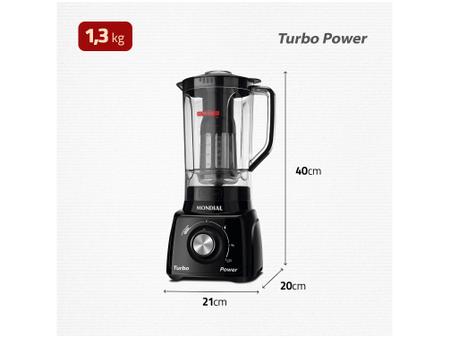 Liquidificador Mondial L99Fb Turbo Filtro 3V. 500W - 1518-01 -  Liquidificador - Magazine Luiza