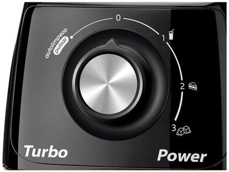 Imagem de Liquidificador Mondial Turbo Power L-99 FB - Preto com Filtro 3 Velocidades 550W