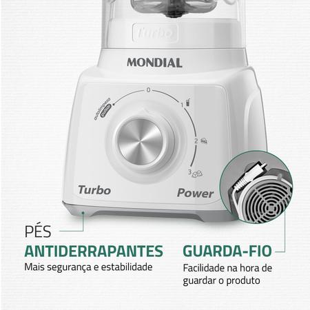 Imagem de Liquidificador Mondial Turbo Power L-99-WG