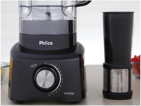Imagem de Liquidificador Philco PH900 Preto com Filtro - 12 Velocidades 1200W