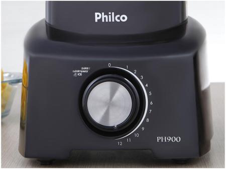 Imagem de Liquidificador Philco PH900 Preto com Filtro - 12 Velocidades 1200W