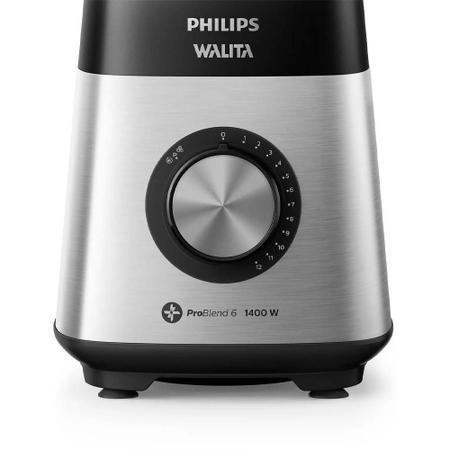 Imagem de Liquidificador Philips Walita RI2244 Inox 1400W com 12 Velocidades