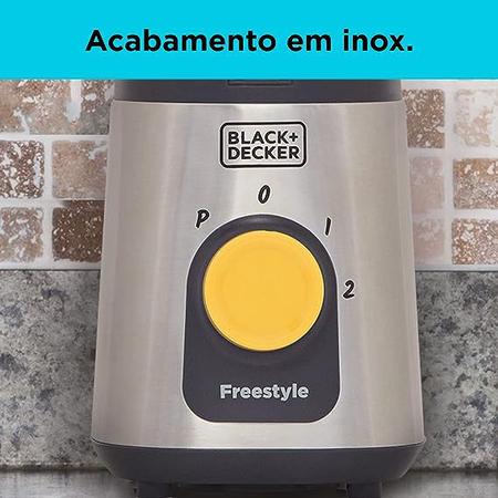 Liquidificador Portátil 2V Black + Decker Freestyle LP320-BR (inox)