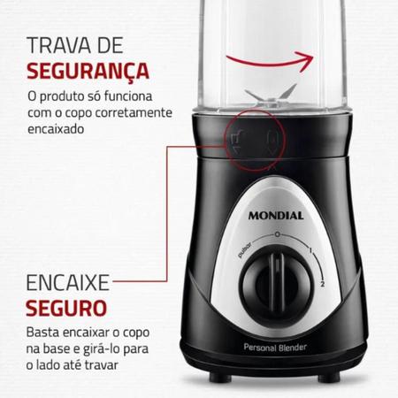 Imagem de Liquidificador Portátil Mondial Personal Blender DG-01 110V Potente