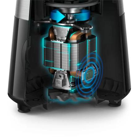 Imagem de Liquidificador Série 5000 Jarra Inquebrável Philips Walita Preto 1200W - RI2242