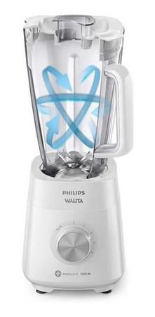 Imagem de Liquidificador walita serie 5000 ri2240/00 220v branco/ 6 vel / 1200w / jarra 3l