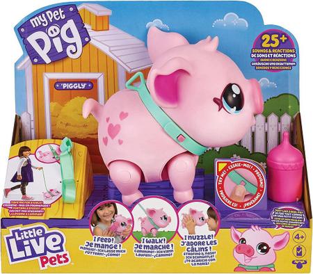 Imagem de Little Live My Pets Porquinho Pig Anda E Tem Som 00822 - Fun