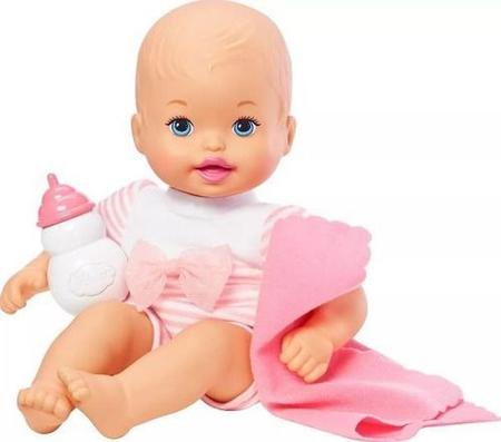 Imagem de Little Mommy Recém Nascido Menina Listras Mattel
