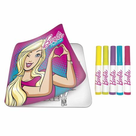 Tecido livro pintar e lavar: BARBIE – criacoesemfamilia