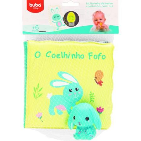 Imagem de Livrinho para Banho e Coelhinho com Luz Buba