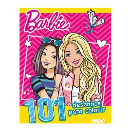 66 desenhos da Barbie para colorir
