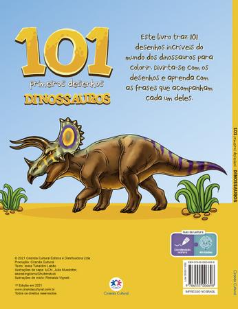 Livro - 101 primeiros desenhos - Dinossauros - Livros de Entretenimento -  Magazine Luiza