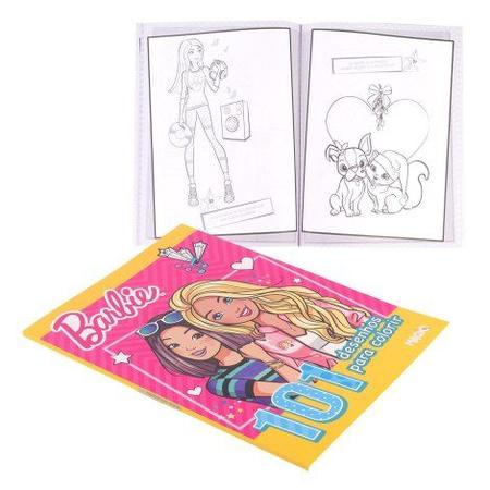 Imagem de Livro 101 Primeiros Desenhos Para Colorir Barbie