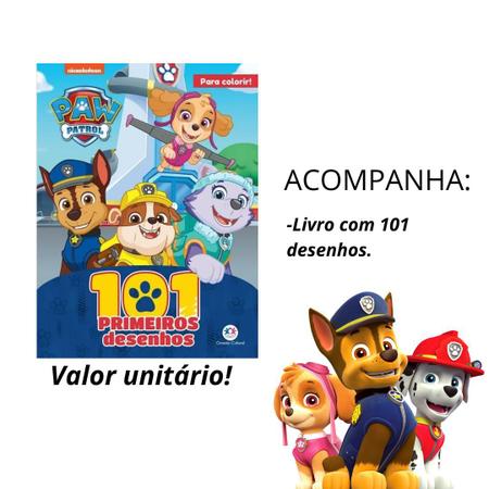 Livro Infantil Colorir Patrulha Canina 101 Desenhos - Livros de Literatura  Infantil - Magazine Luiza