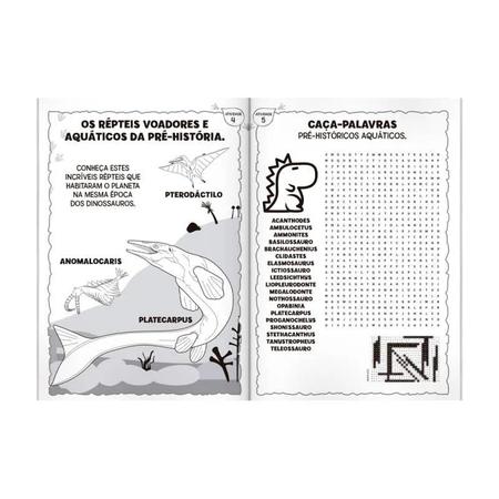 Livro Infantil Todolivro Megapad Colorir & Atividades Dinossauro - Le  biscuit