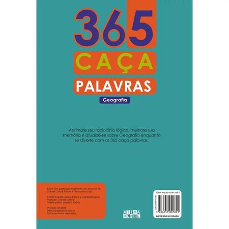 Livro 365 Caça Palavras Jogo Educativo Nível Fácil Difícil - ciranda  cultural - Jogos Educativos - Magazine Luiza