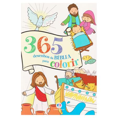 Imagem de Livro 365 Desenhos da Bíblia Para Colorir
