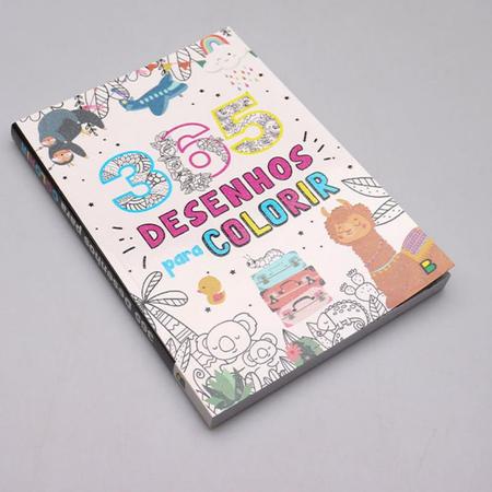 Livro 365 Desenhos para Colorir Brasileitura - Padihey