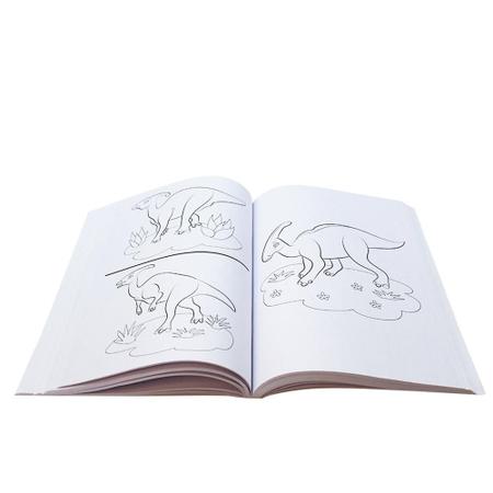 Livro - Dinossauros Livro 365 Atividades e Desenhos para Colorir