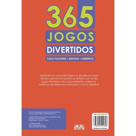 Livro 365 Caça Palavras Jogo Educativo Nível Fácil Difícil - ciranda  cultural - Jogos Educativos - Magazine Luiza