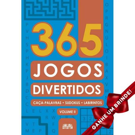 Livro 365 Jogos Divertidos - Volume II Crianças Filhos Infantil Desenho  História Brincar Pintar Colorir Passatempos - Livros de Games - Magazine  Luiza