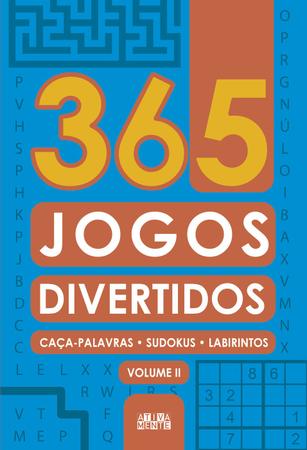 Livro 365 Jogos Divertidos - Volume II Crianças Filhos Infantil Desenho  História Brincar Pintar Colorir Passatempos - Livros de Games - Magazine  Luiza