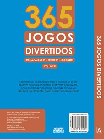 Livro - 365 Jogos divertidos - volume II - Livros de Entretenimento -  Magazine Luiza