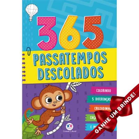 Livro 365 Jogos Divertidos - Volume II Crianças Filhos Ciranda Desenho  História Brincar Pintar Colorir Passatempos - Livros de Games - Magazine  Luiza