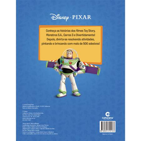 Coleção com 5 Filmes Infantis em Dvd Toy Story e Monstros Sa