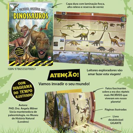 Imagem de Livro - A Incrível História dos Dinossauros