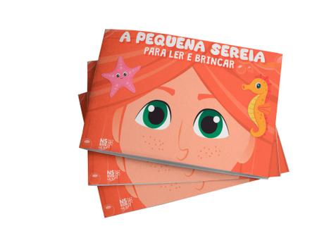 Imagem de Livro - A pequena sereia - para ler e brincar