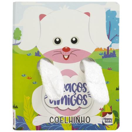 Imagem de Livro - Abraços Amigos - Um Livro Dedoche: Coelhinho