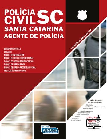 Imagem de Livro - Agente Polícia Civil de Santa Catarina - SC