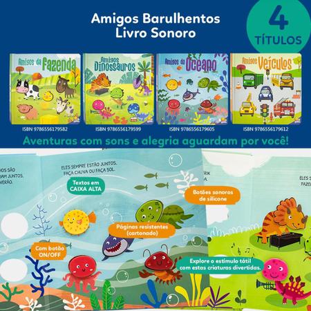 Imagem de Livro - Amigos Barulhentos - Livro sonoro: Amigos da Fazenda