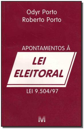 Imagem de Livro - Apontamentos à lei Eleitoral - 1 ed./1998