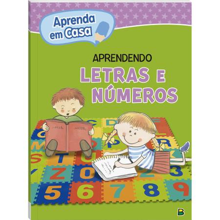 Imagem de Livro - Aprenda em Casa Aprendendo Letras e Números