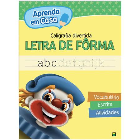 Imagem de Livro - Aprenda em Casa Caligrafia Divertida: Letra de Forma