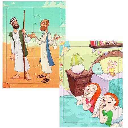 Livro Infantil Aprendendo Com Quebra-Cabeças As Parábolas De Jesus