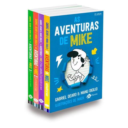 Imagem de Livro As Aventuras de Mike - Coleção Completa com 4 Livros
