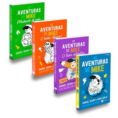 Imagem de Livro As Aventuras de Mike - Coleção Completa com 4 Livros