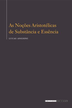Imagem de Livro - As noções aristotélicas de substância e essência