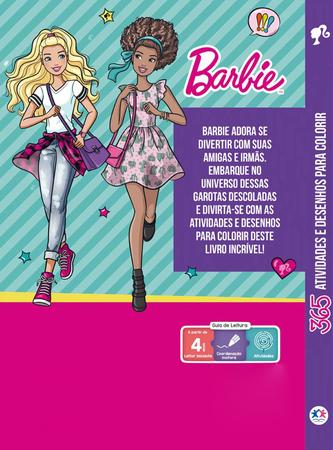 Imagem de Livro Barbie 365 atividades e desenhos