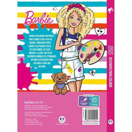 Barbie Escola de Princesas - Livro de Pintar com Atividades - Livro - WOOK