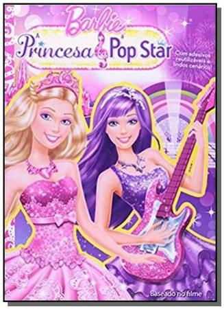 Livro Barbie Em A Princesa E A Popstar