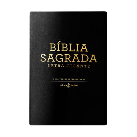 Imagem de Livro - Bíblia NVI, Couro Soft, Preto, Letra Gigante, Leitura Perfeita